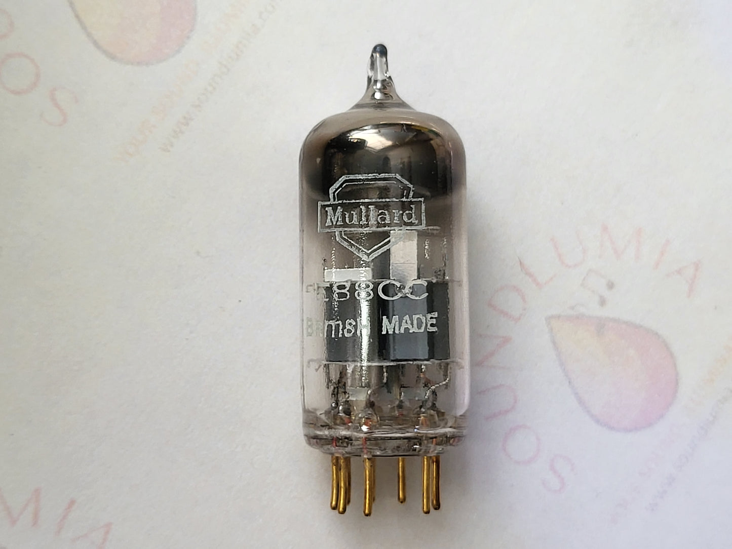Mullard E88CC 6922 Röhren-Faltenglas – Mitcham 1959 7L0 – Starkes NOS