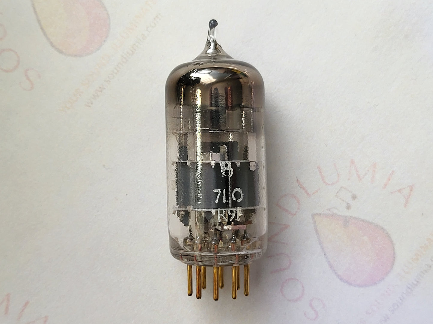 Mullard E88CC 6922 Röhren-Faltenglas – Mitcham 1959 7L0 – Starkes NOS