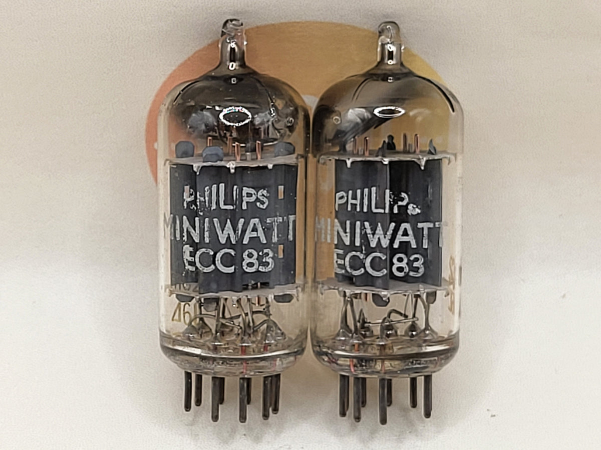 Philips ECC83 MC2 vacuum tube with D-Foil Getter and Long Plates, image 2