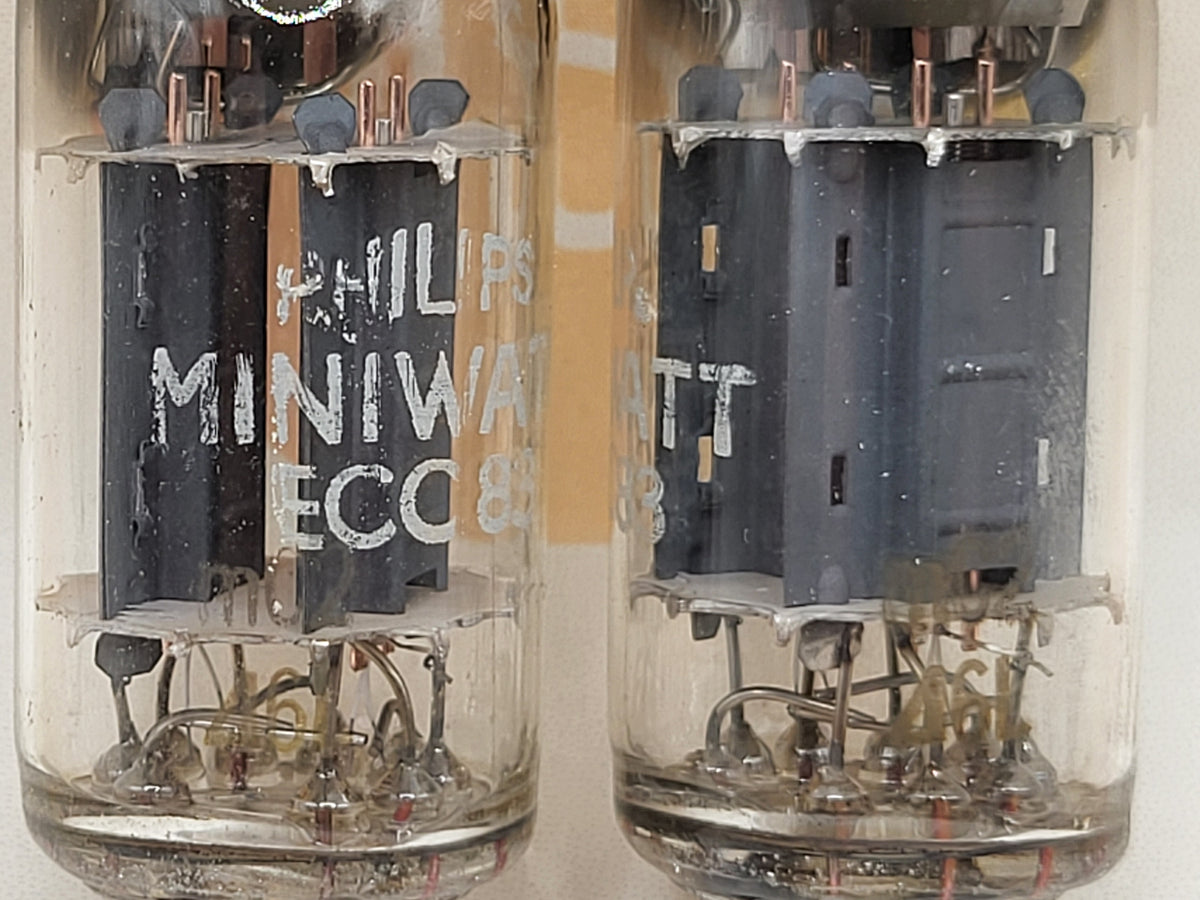 Philips ECC83 MC2 vacuum tube with D-Foil Getter and Long Plates, image 4