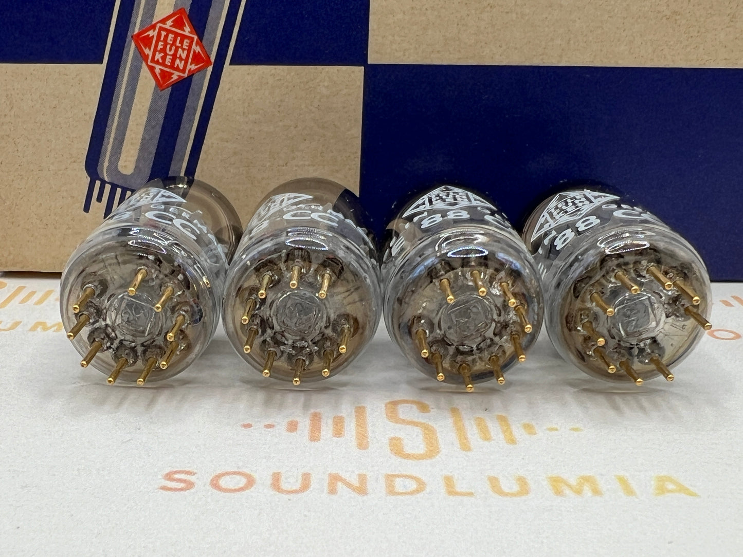 Telefunken E88CC 6922 ◇ Bottom