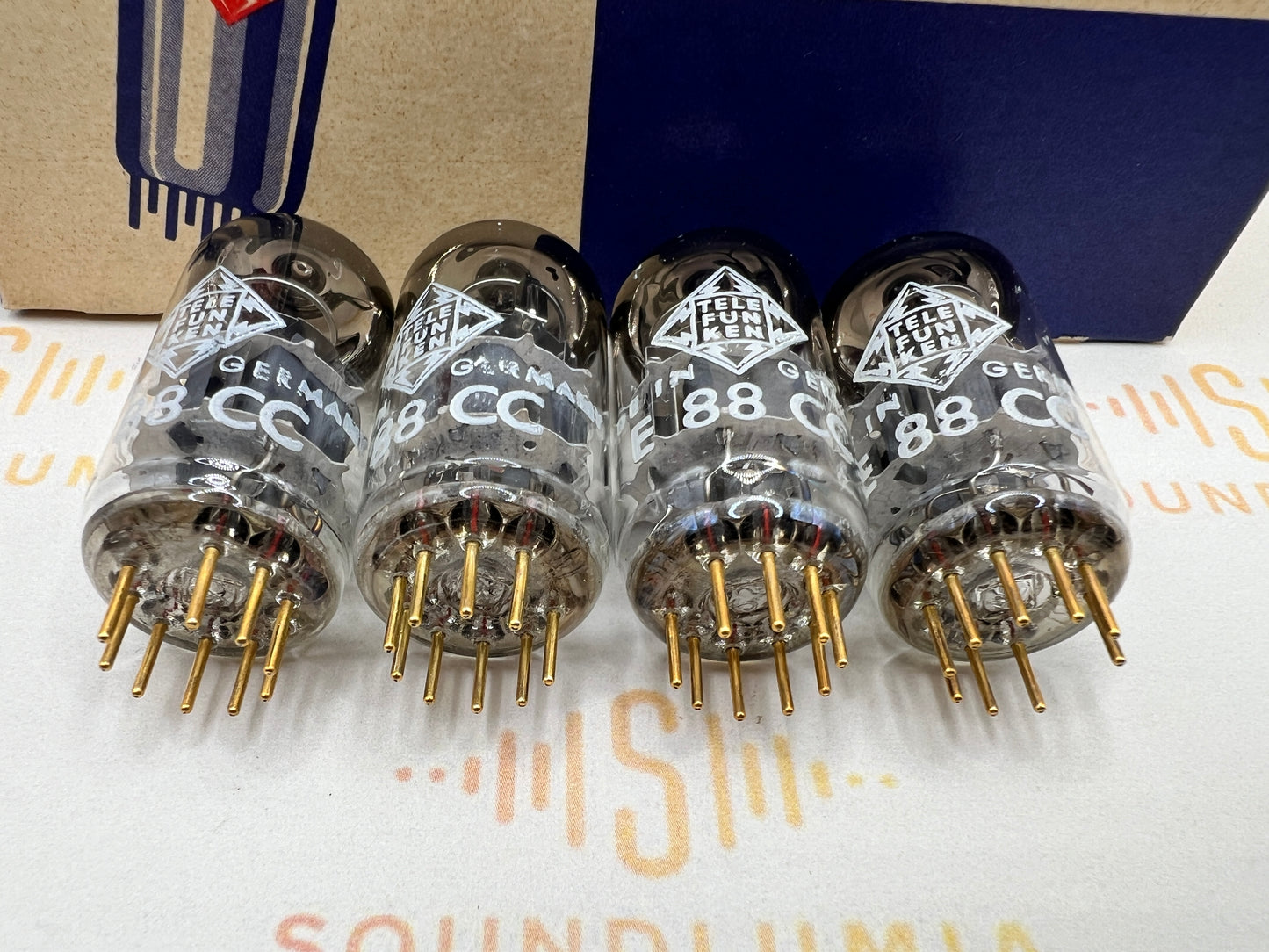 Telefunken E88CC 6922 ◇ Bottom