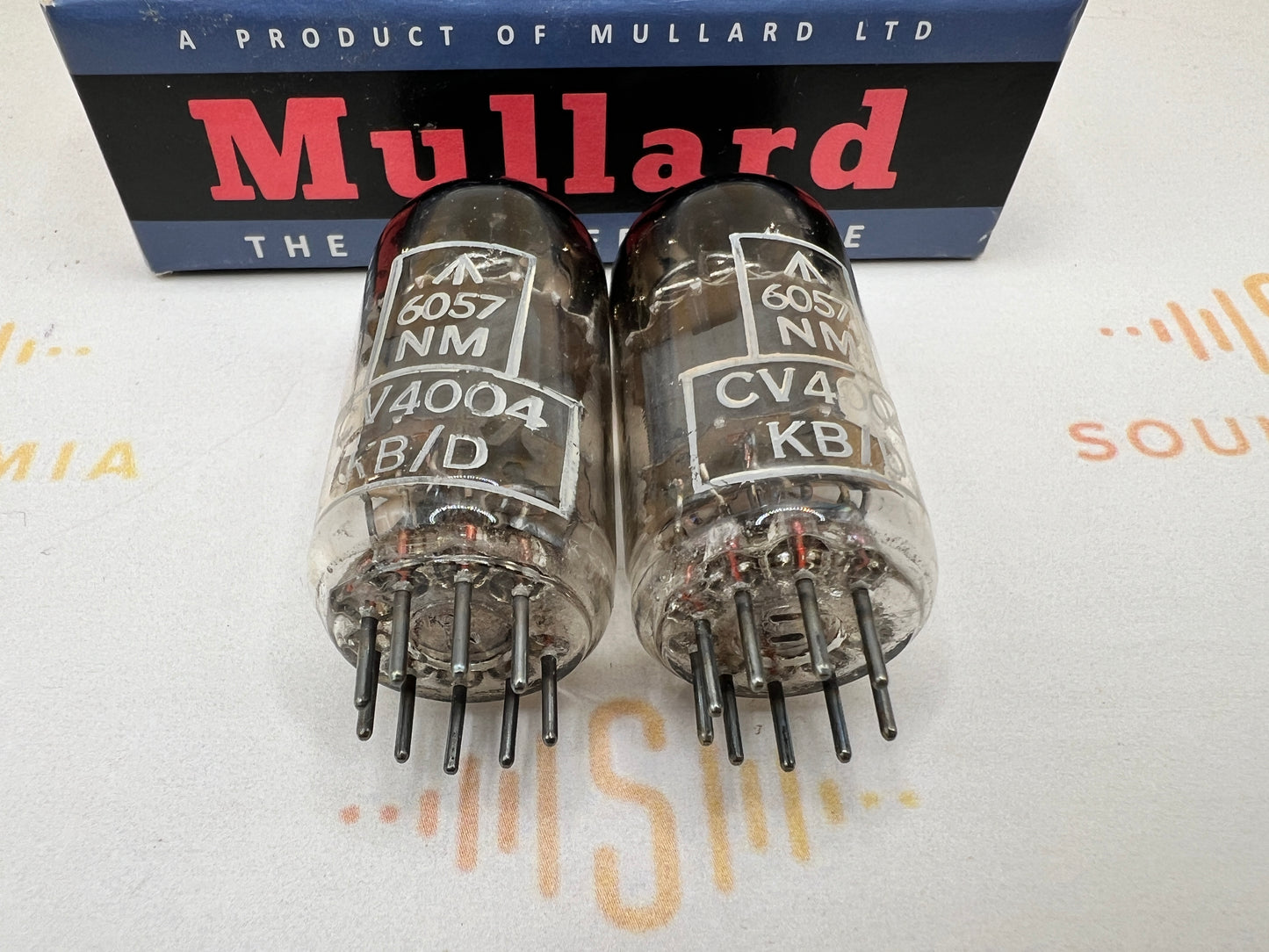 Mullard CV4004 Kastenplatten (Mitcham, GB)