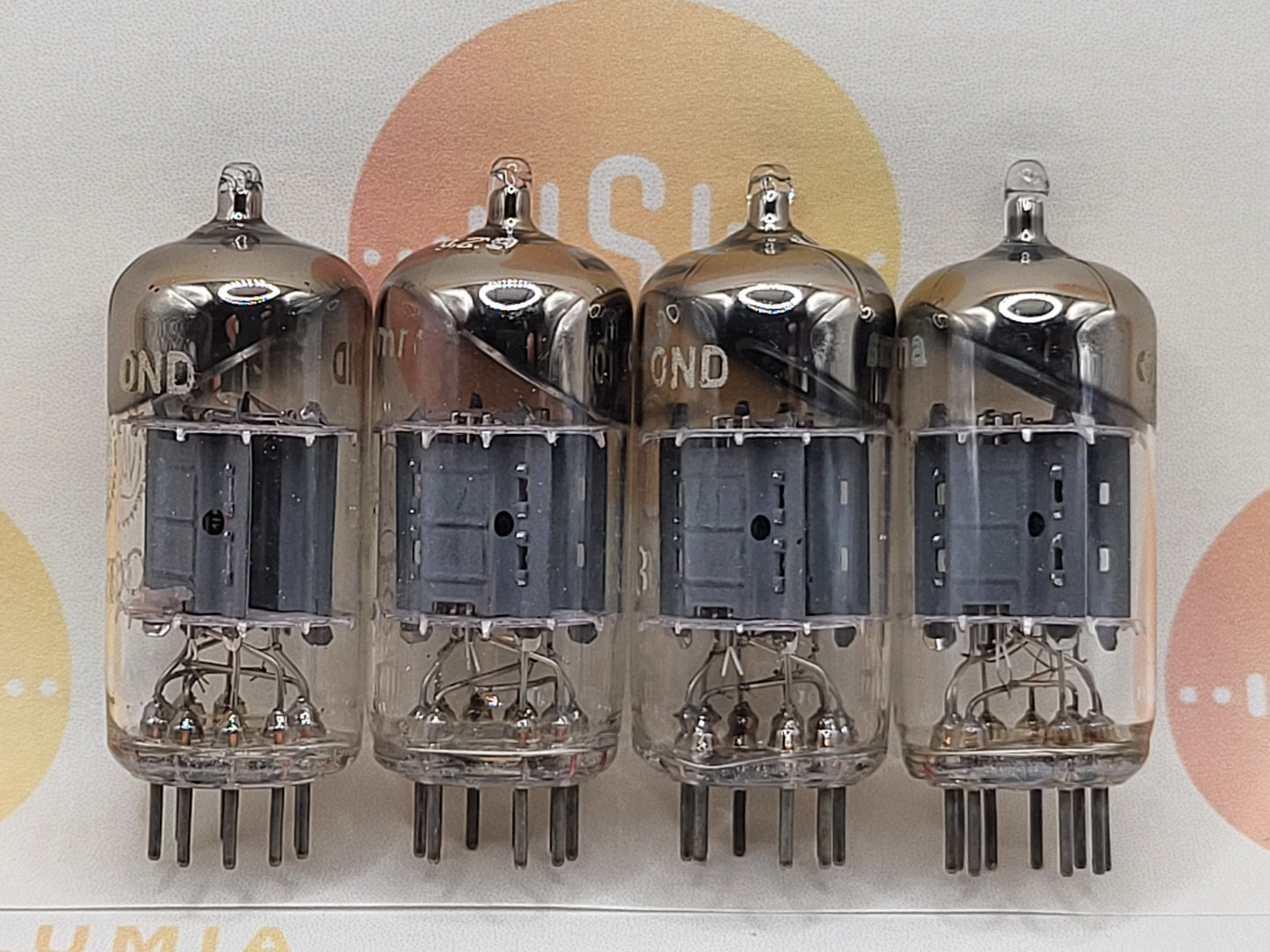 Valvo ECC83 12AX7 Short Plates Angled Getter