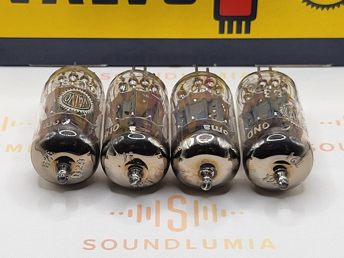 Valvo ECC83 12AX7 Short Plates Angled Getter