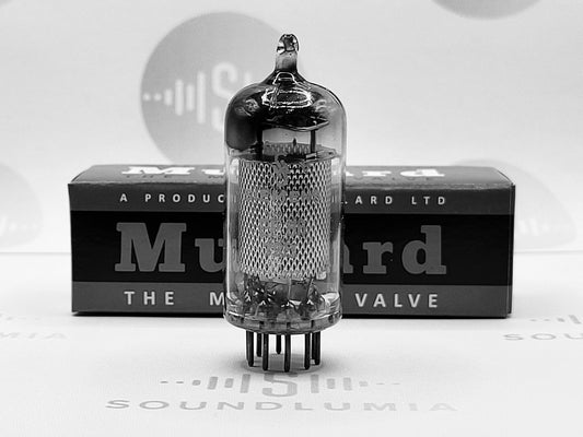 Mullard EF86 Lange Maschenplatten Quadratischer Getter 9r1