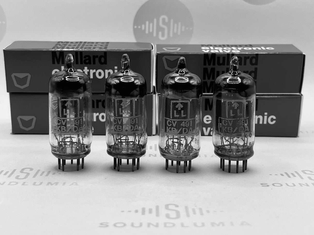 Mullard CV491 vacuum tube with SQ Getter and Long Plates, image 2