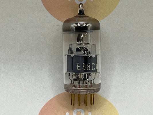 Telefunken E88CC 6922 vacuum tube with O-Getter and Diamond Bottom, image 2