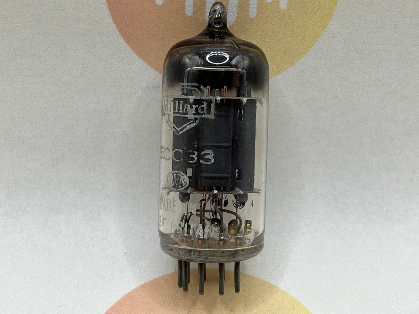 Mullard ECC83 Long Plates Square Getter mC1
