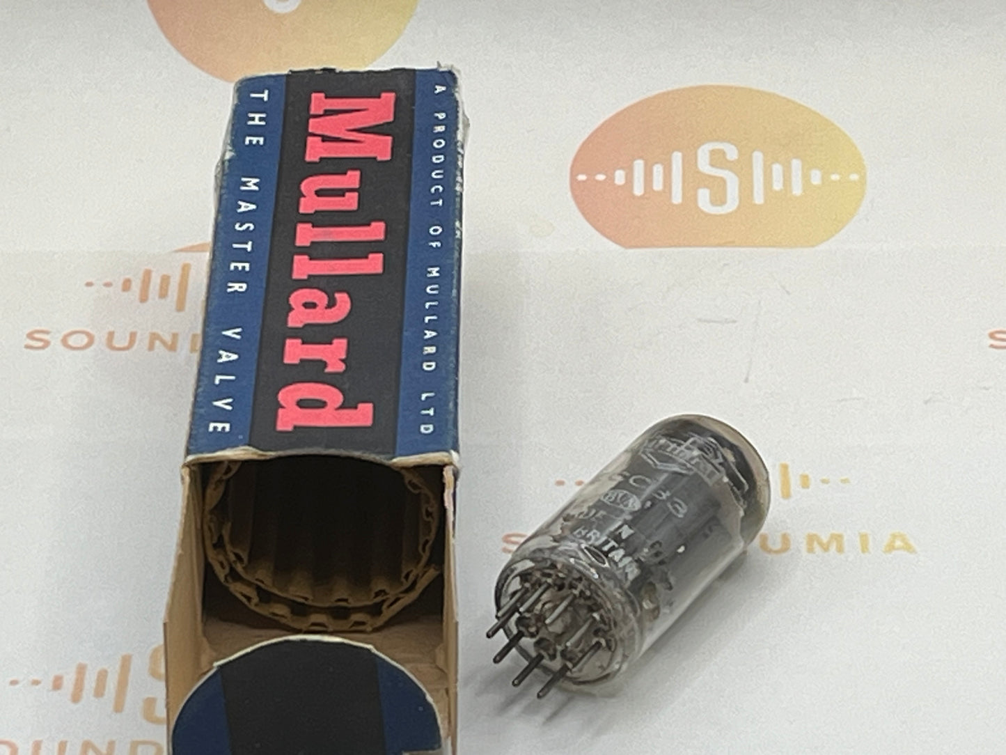 Mullard ECC83 Long Plates Square Getter mC1
