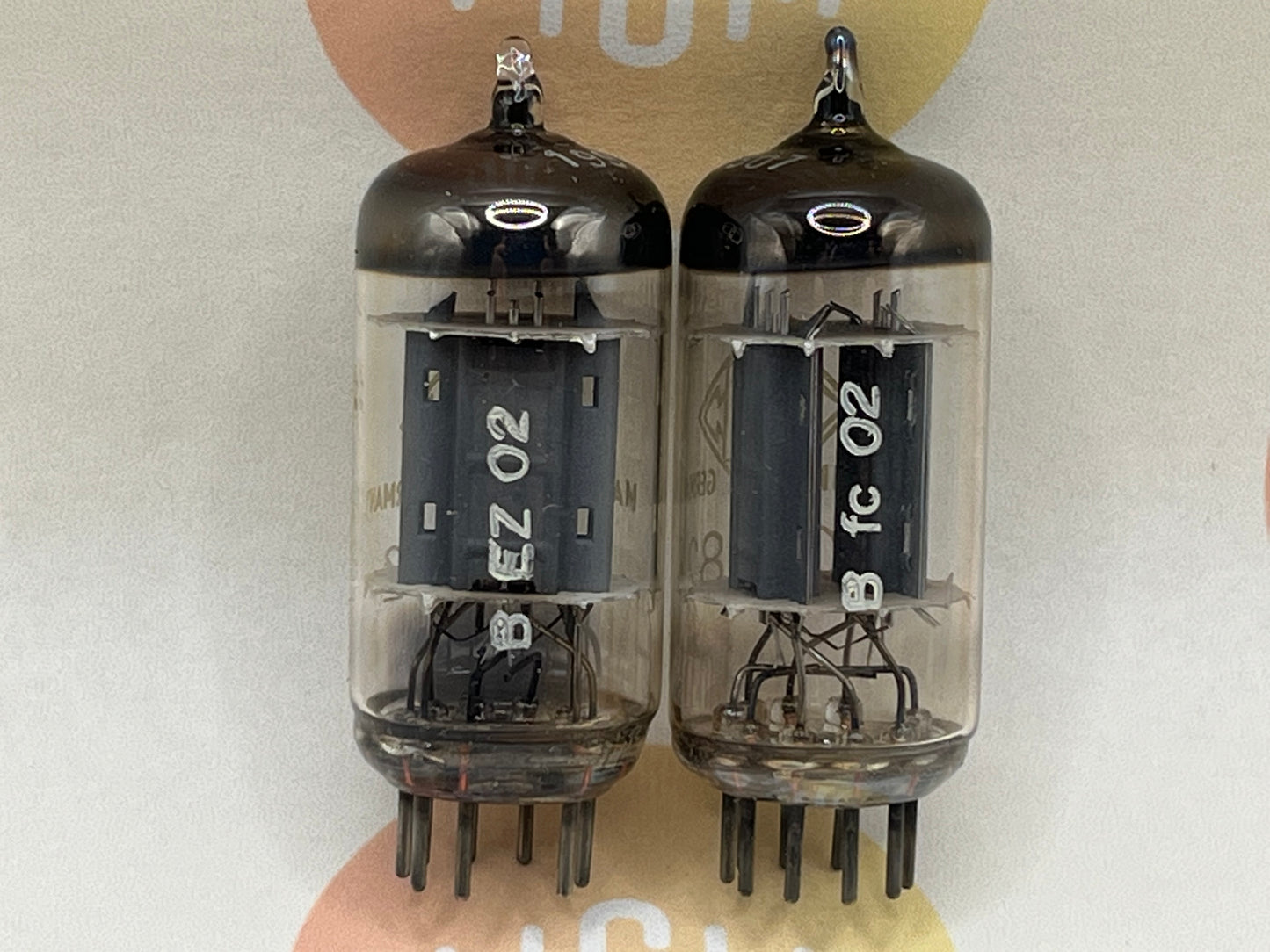 Telefunken ECC82 12AU7 Ribbed Plates Pre ◇ Bottom - Berlin