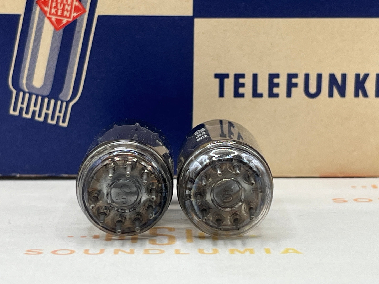Telefunken ECC82 12AU7 Ribbed Plates Pre ◇ Bottom - Berlin