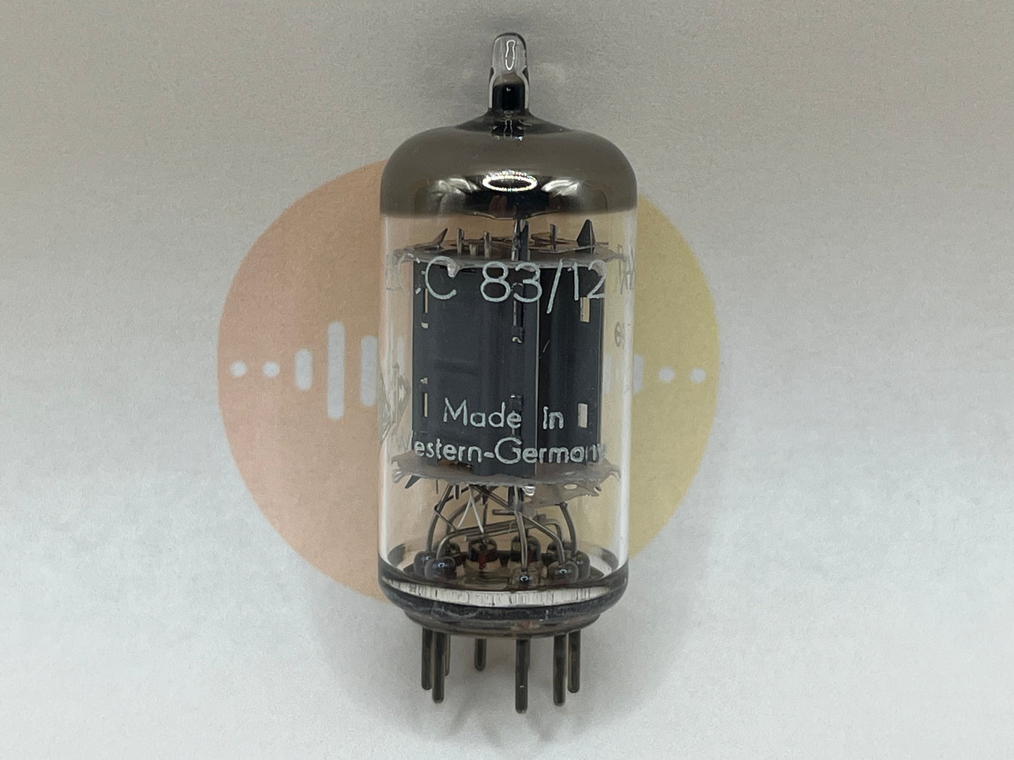 Telefunken ECC83 12AX7 Rippenplatten passendes Paar - Berlin 1959 gleicher Code - NOS