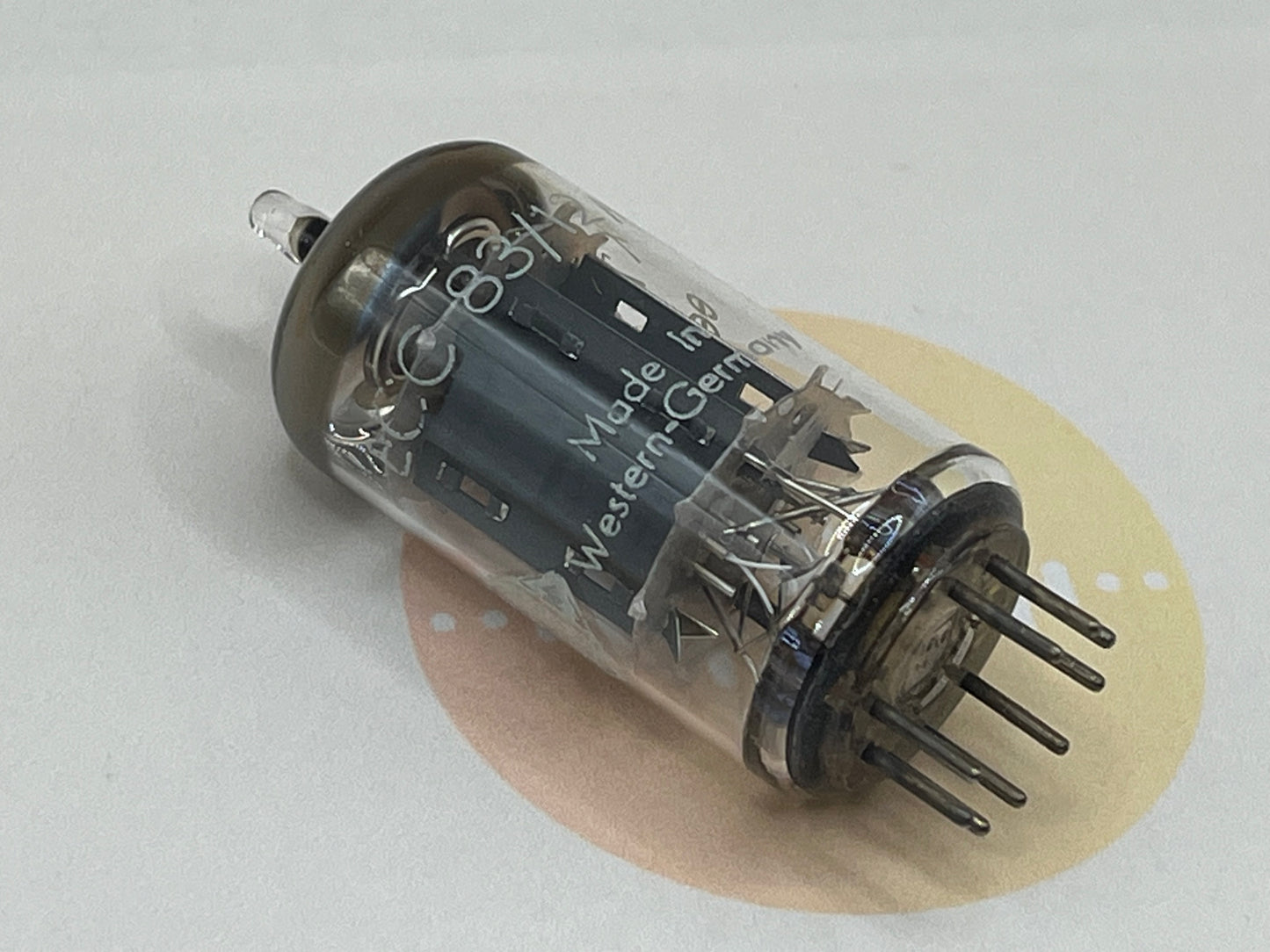 Telefunken ECC83 12AX7 Rippenplatten passendes Paar - Berlin 1959 gleicher Code - NOS