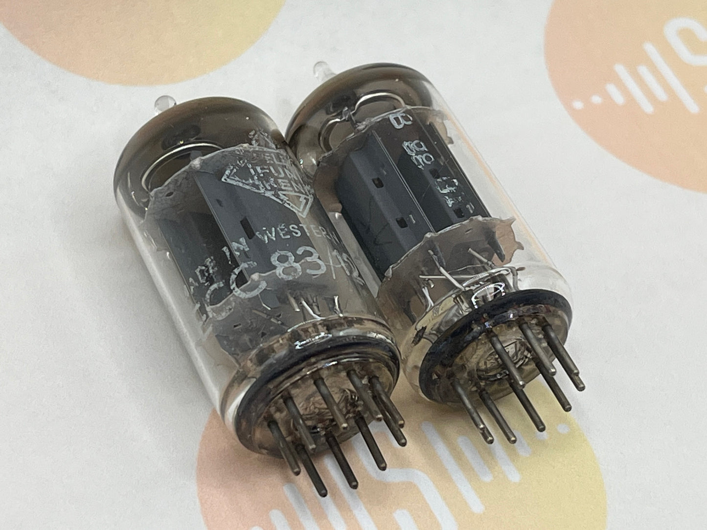 Telefunken ECC83 12AX7 Glatte Platten
