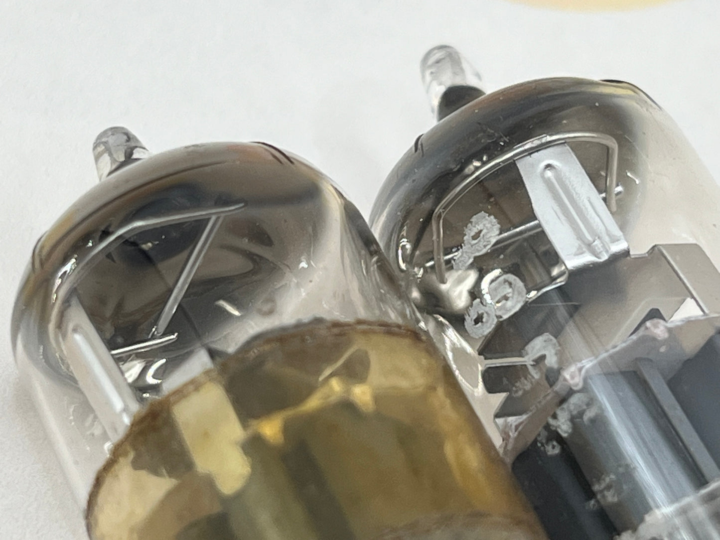 Siemens E88CC 6922 D-getter Matched Pair - Pre-acid code Production - Munich 1950s