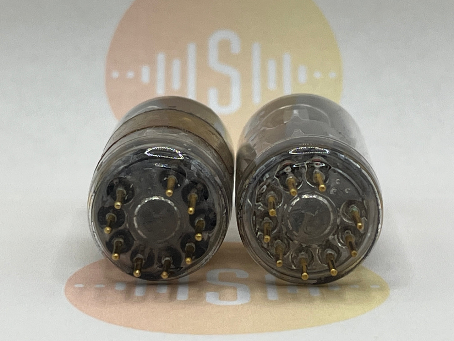 Siemens E88CC 6922 D-getter Matched Pair - Pre-acid code Production - Munich 1950s