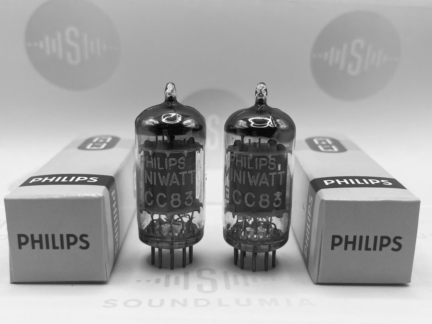 Philips ECC83 12AX7 Long Plates Foil D Getter mC5 - Heerlen