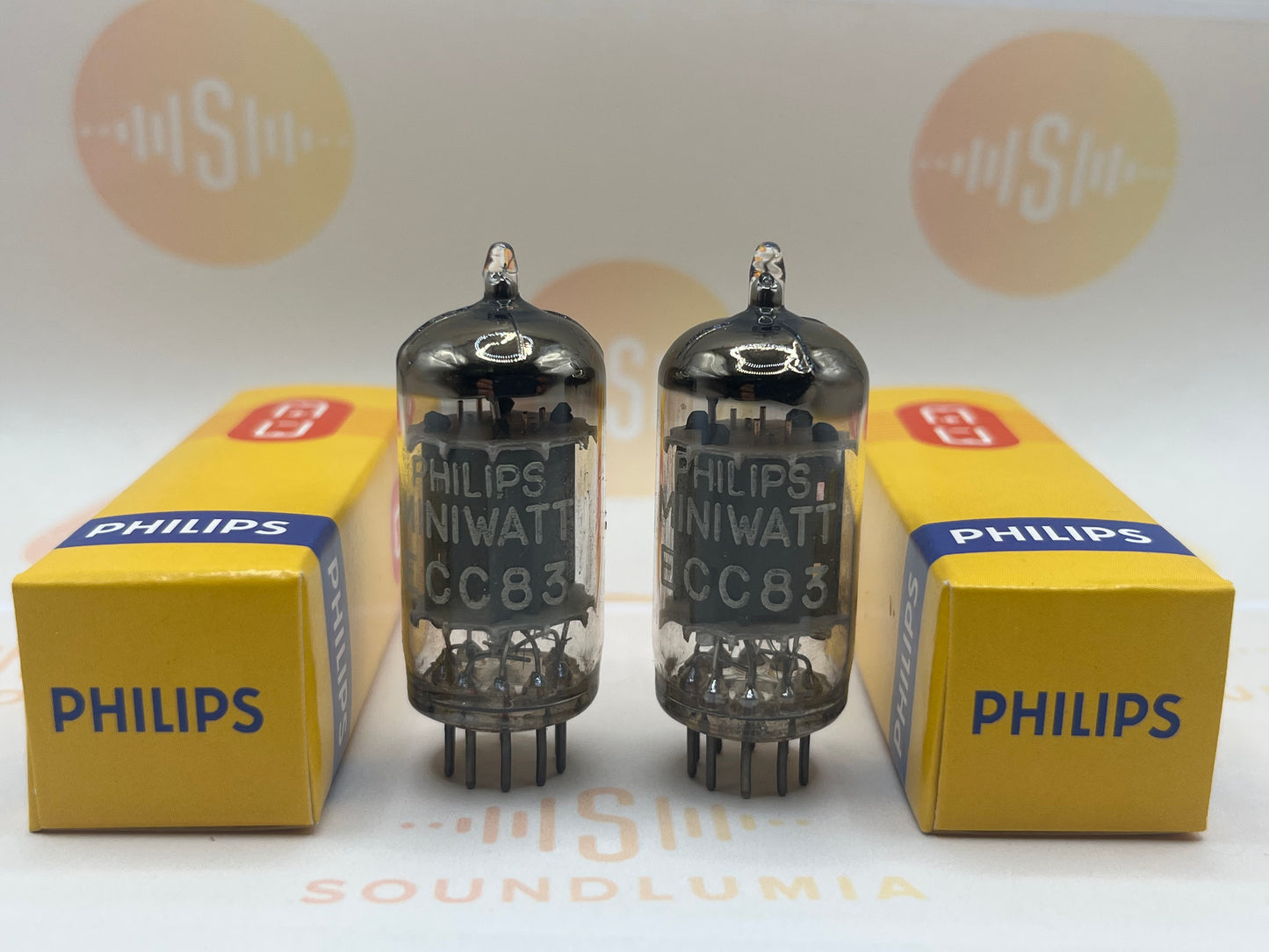 Philips ECC83 12AX7 Long Plates Foil D Getter mC5 - Heerlen