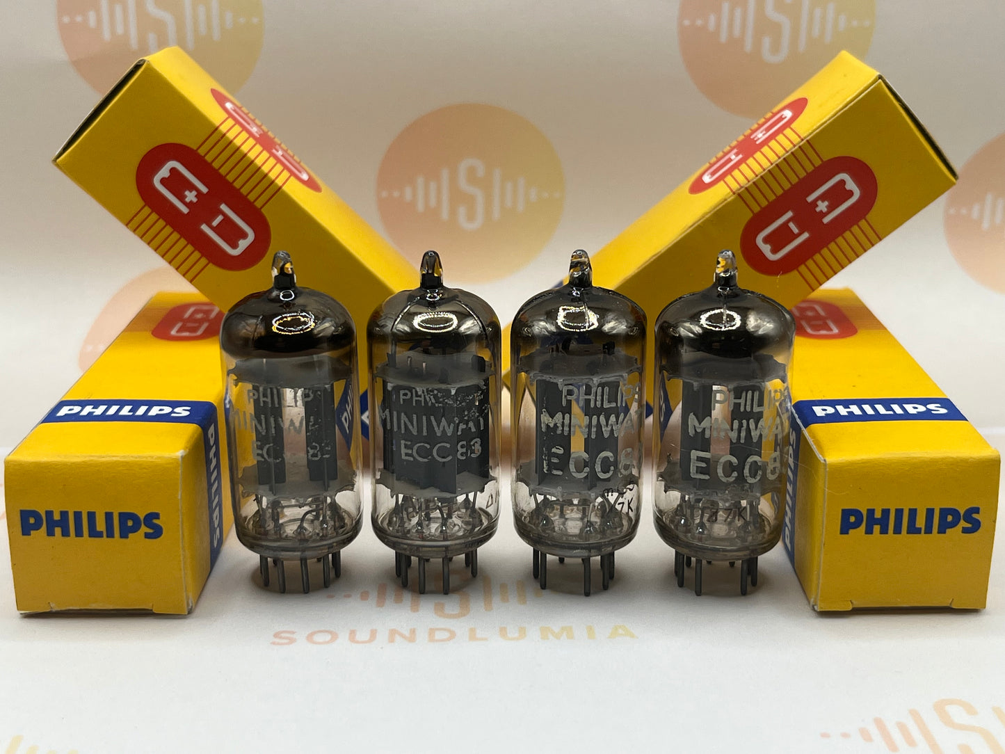Philips ECC83 12AX7 Long Plates Foil D Getter mC5 - Heerlen
