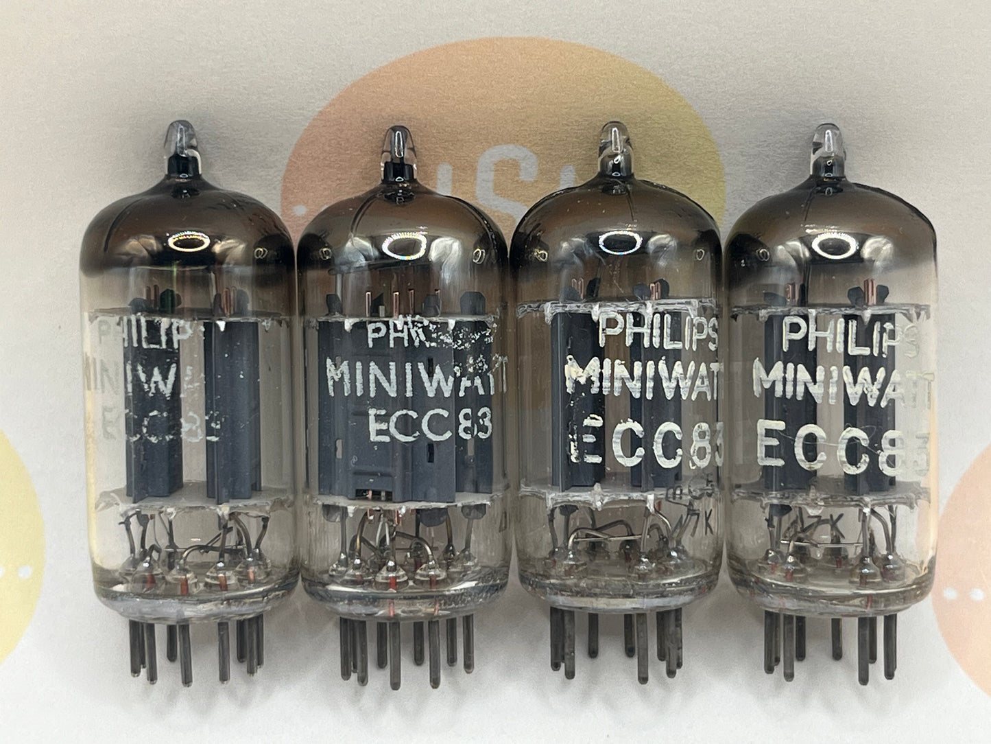 Philips ECC83 12AX7 Long Plates Foil D Getter mC5 - Heerlen