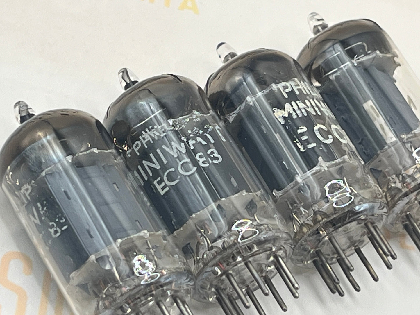 Philips ECC83 12AX7 Long Plates Foil D Getter mC5 - Heerlen
