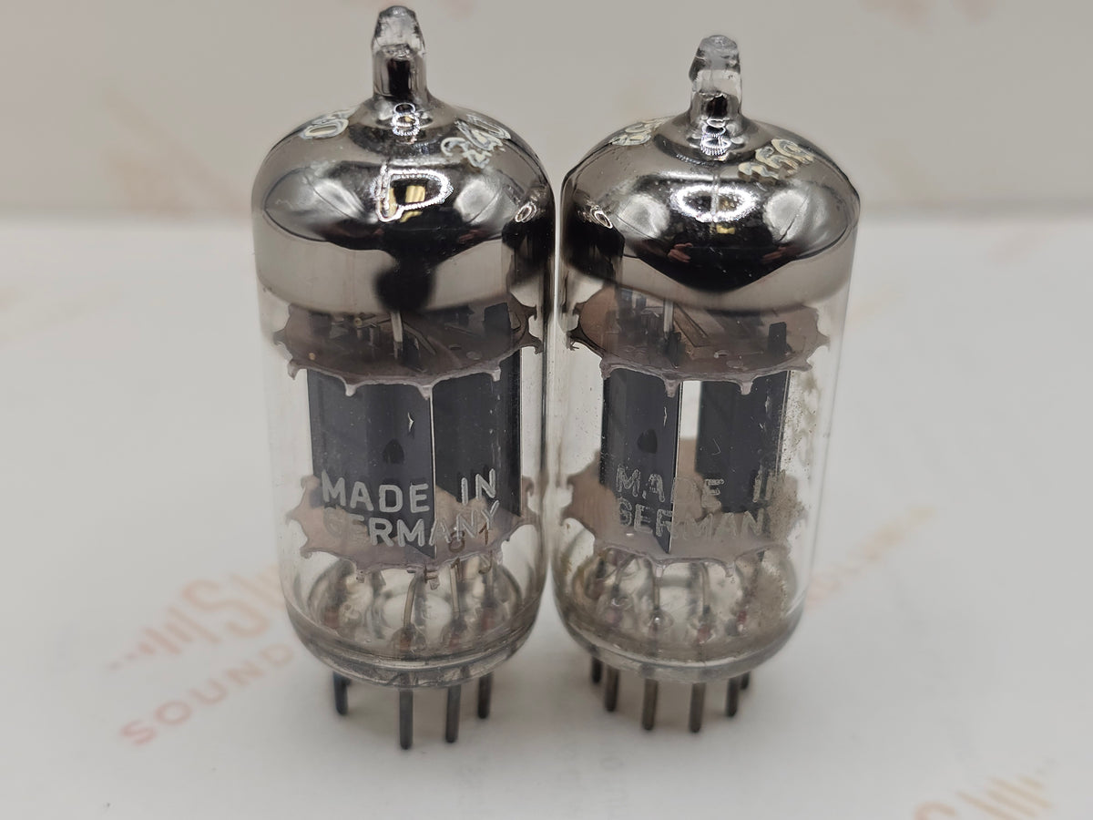 Siemens ECC83 12AX7 vacuum tube with O-Getter and Short Plates, image 36
