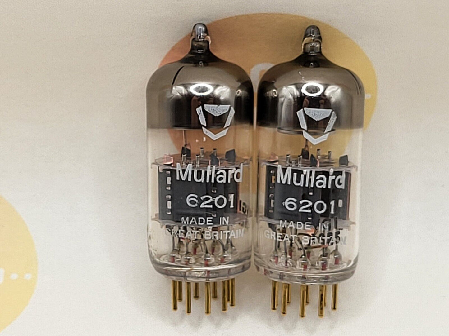 Mullard 6201 E81CC Gold Pin - Mitcham