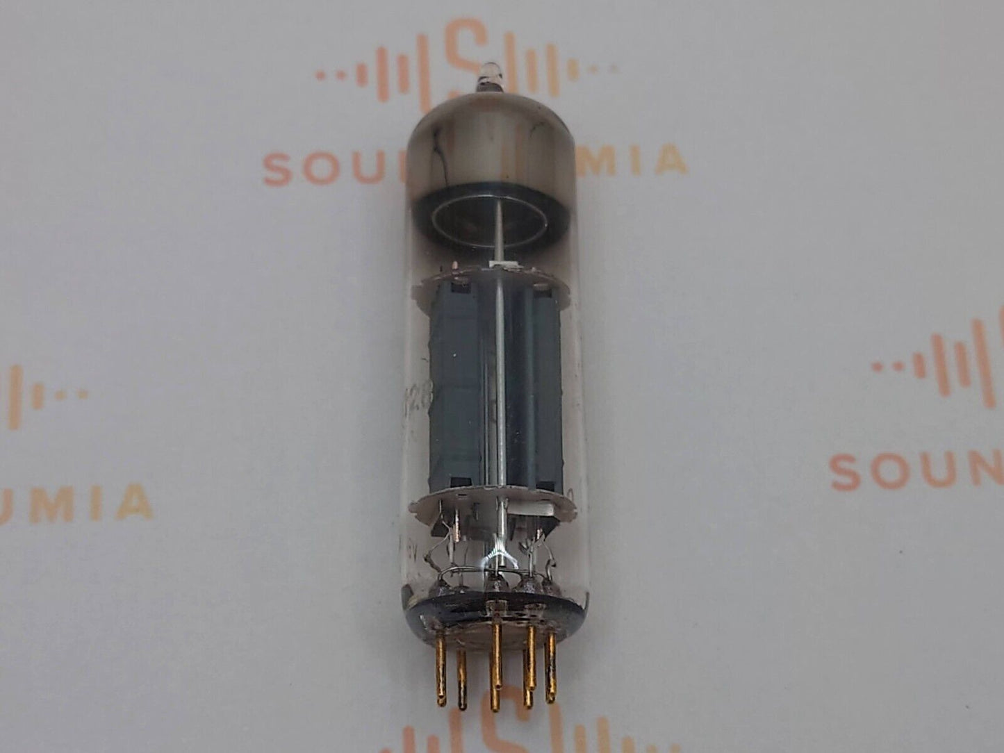 1x Philips E80CC 6085 (ECC82 equiv.) O-Getter Siemens Label-Heerlen '66 Near NOS