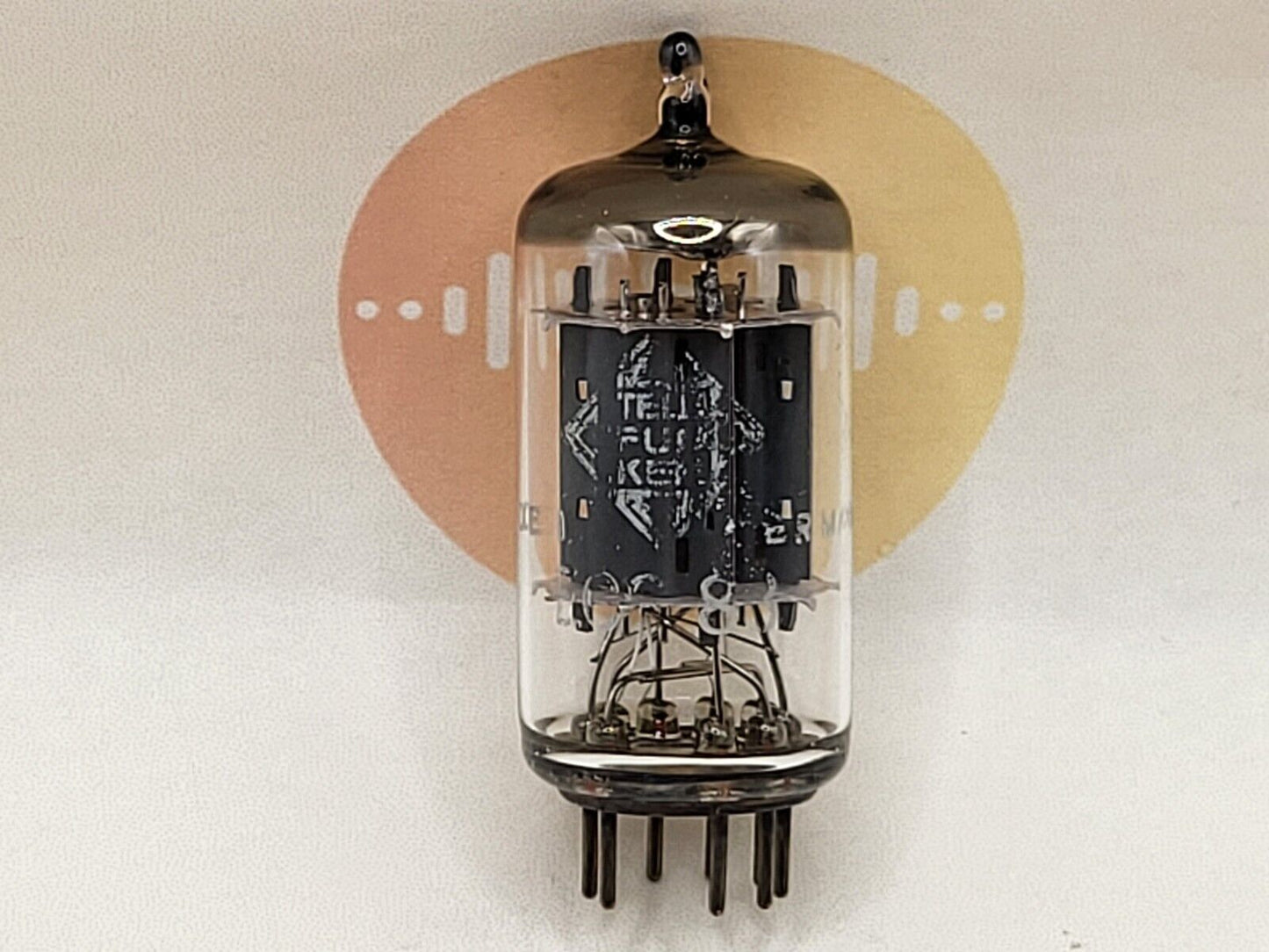 1x Telefunken ECC83 12AX7 Smooth Plates Original Box - Berlin 1961