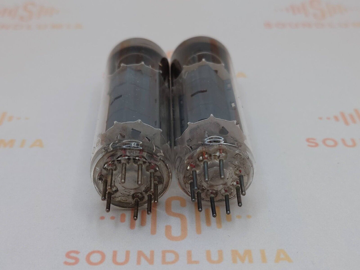 2x Philips EL84 6BQ5 - Valvo Label - Heerlen, NL '70 KM4 - Nahezu NOS