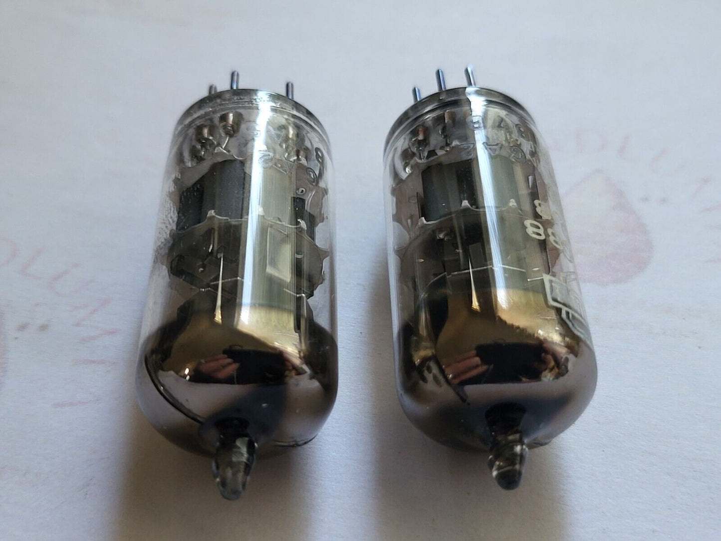 2x Mullard ECC88 6DJ8 – BVA – in Großbritannien hergestellt – Blackburn 1967 GA2