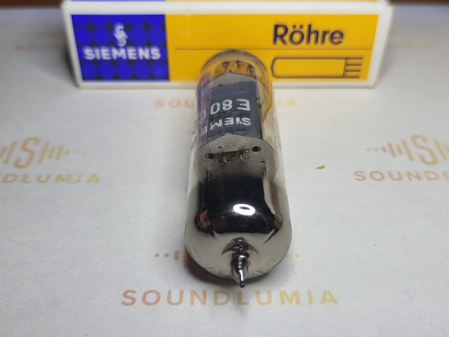 1x Siemens E80CC 6085 (ECC82 equiv.) BWB - Munich 1960s - Near NOS