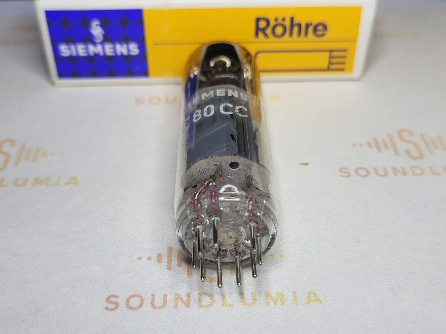 1x Siemens E80CC 6085 (ECC82 equiv.) BWB - Munich 1960s - Near NOS