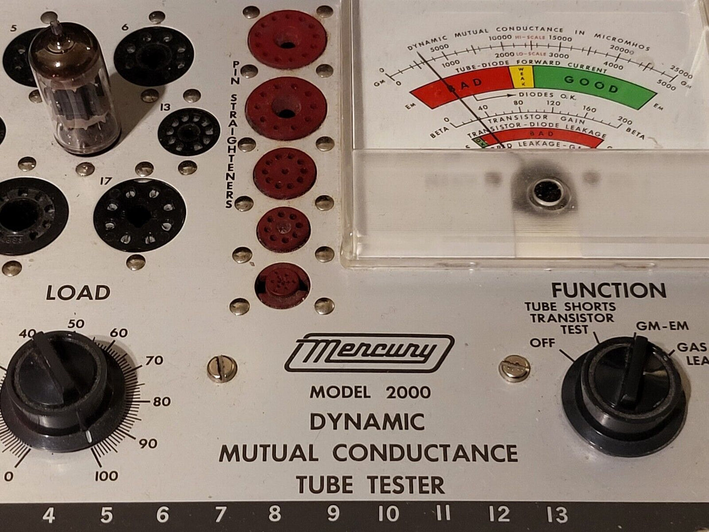 4x Telefunken ECC83 12AX7 Langgerippte Platten mit passenden Codes - Berlin 1960