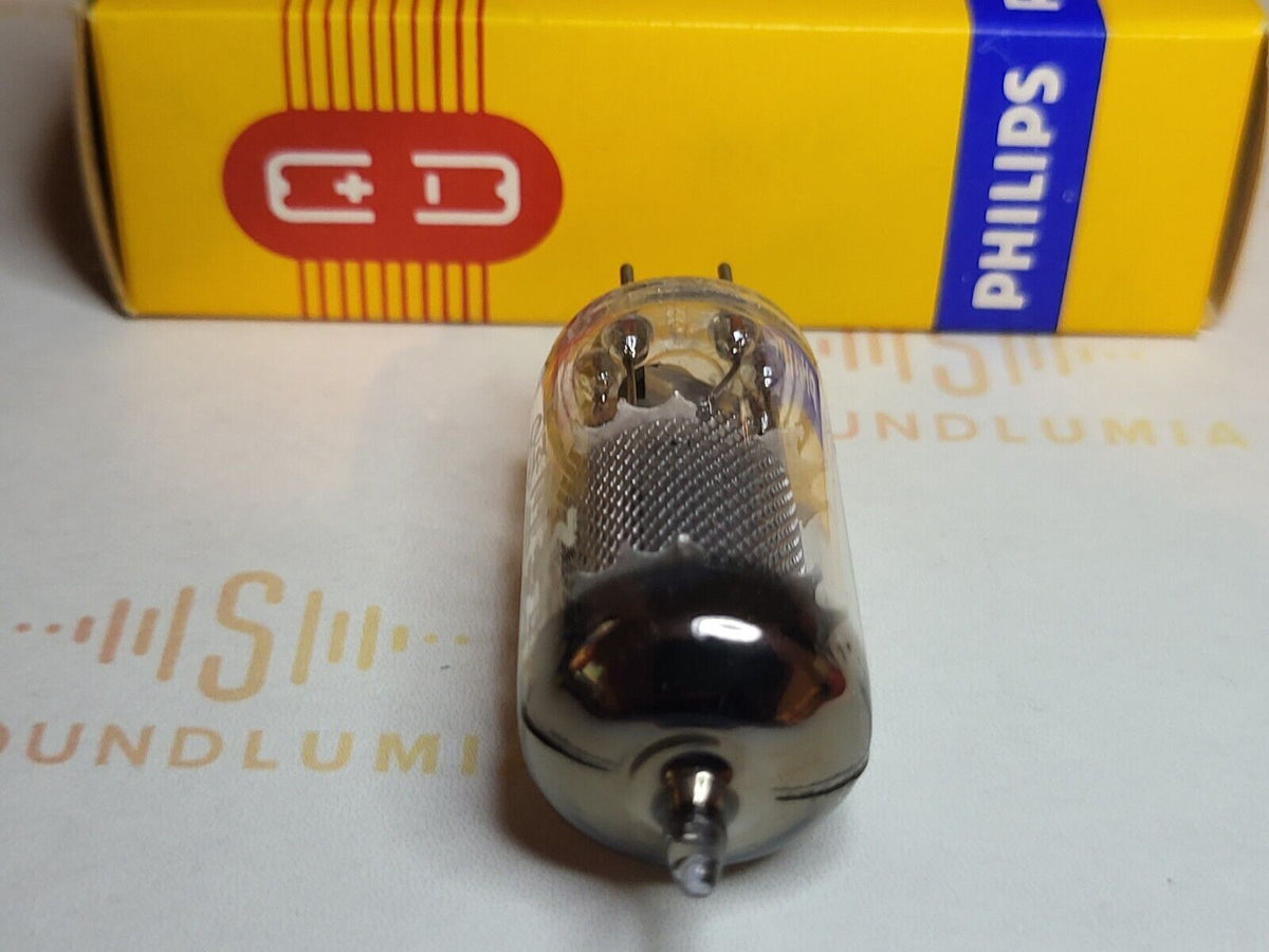 Philips EF86 BY2 vacuum tube with Mesh Plate and D-Getter, image 3