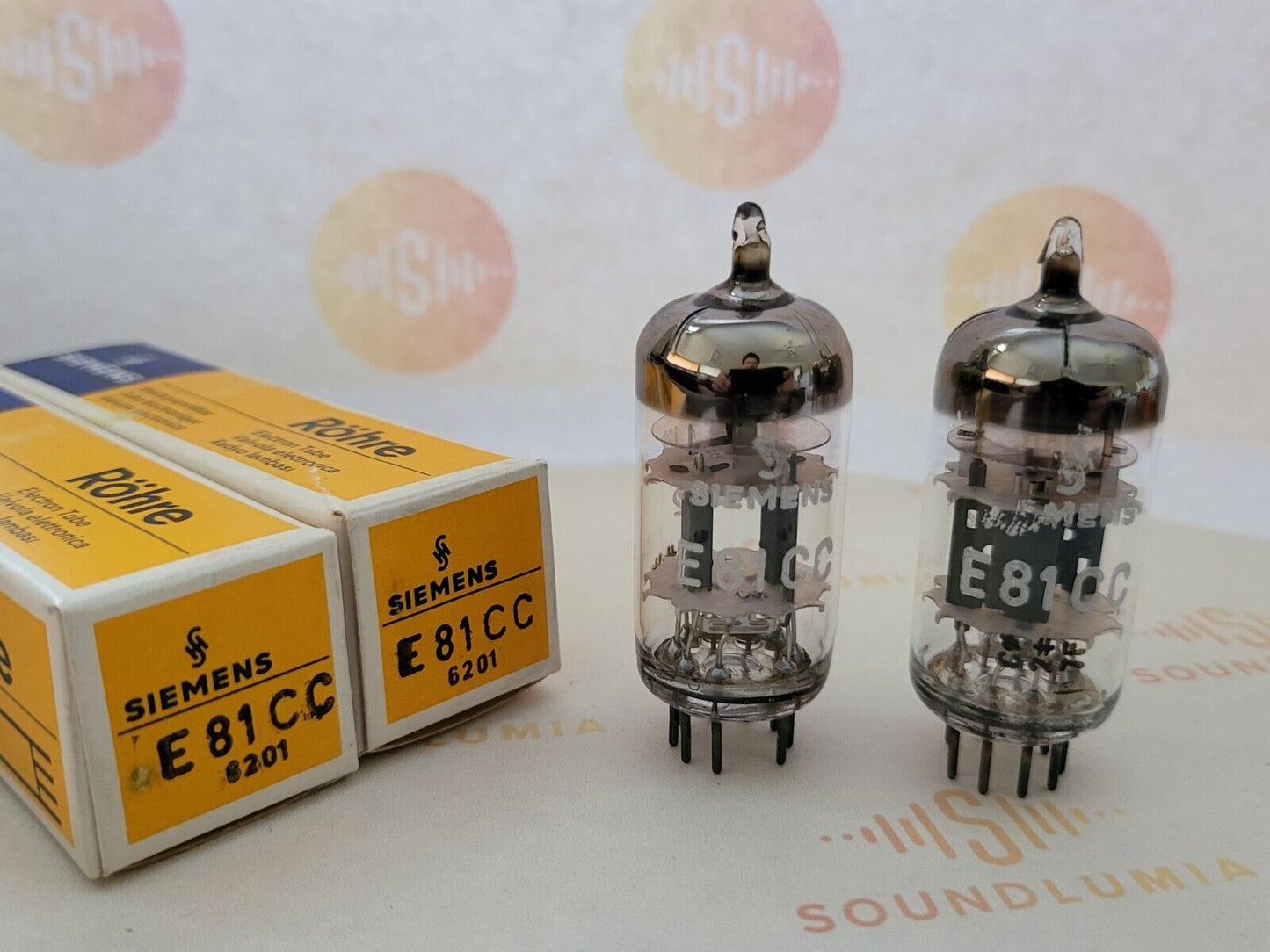 Siemens E81CC = 6201 = ECC801S Triple-Mica Matched Pair - C0 2‡ 7F - München - NEIN