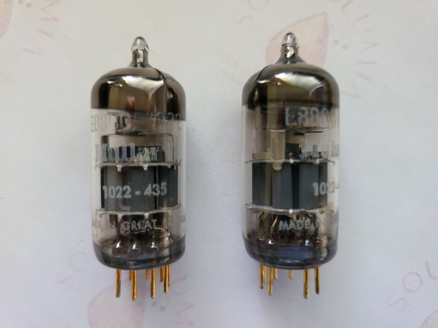 Mullard E88CC 6922 Matched Pair - Blackburn 1964 - Gleicher Code - NOS