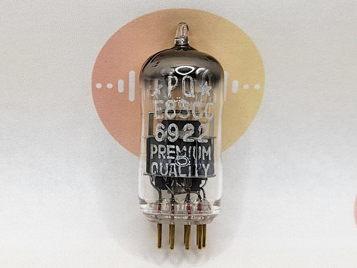 1x Amperex PQ 6922 E88CC D-getter Pinched Waist - Heerlen, NL '57 - Getestet NOS