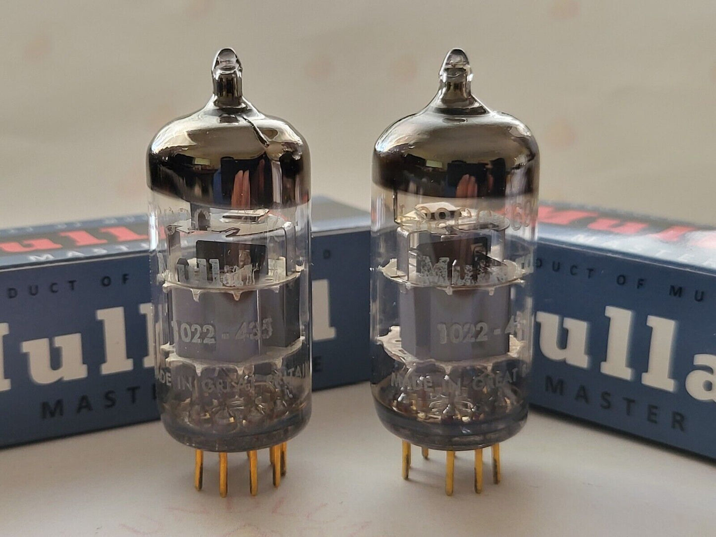 Mullard E88CC 6922 Matched Pair - Blackburn 1964 - Gleicher Code - NOS