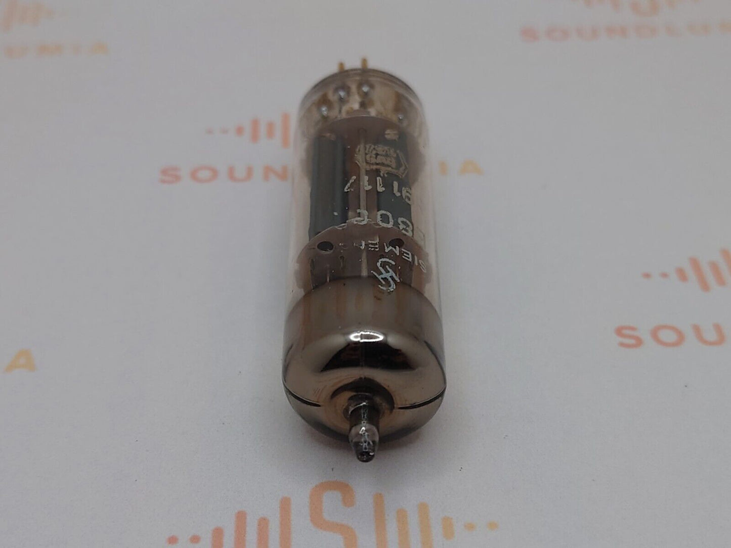 1x Philips E80CC 6085 BWB 107 O-Getter Siemens Label – Heerlen ‘60 - Near NOS