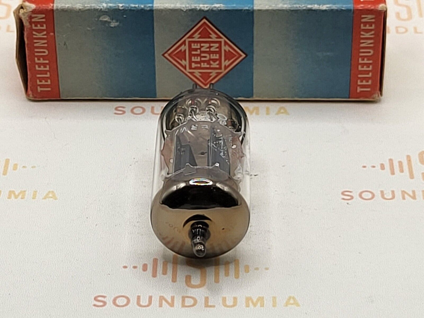 1x Telefunken ECC83 12AX7 Smooth Plates Original Box - Berlin 1961