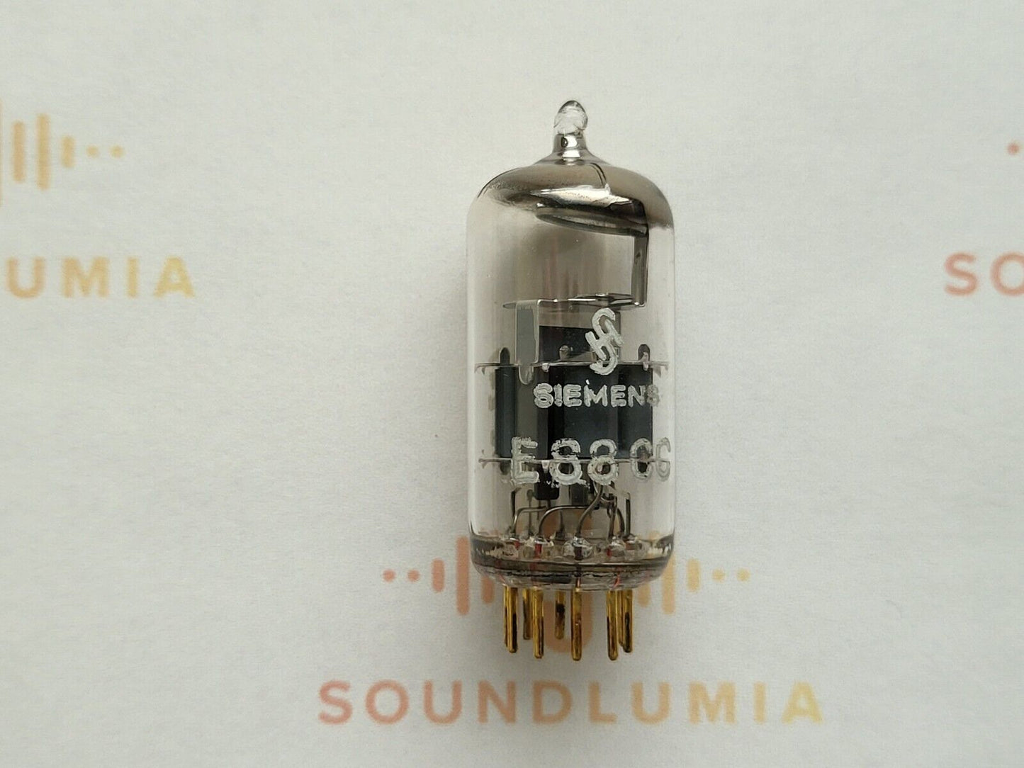 1x Siemens E88CC 6922 Gray Shields Pre-acid etching (Chalk code) - Munich '50s