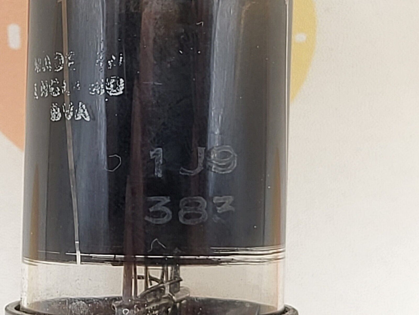 Brimar CV1988 = 6SN7GT Schwarzglas Lower Declined Getter - Britischer BVA '59 - NOS