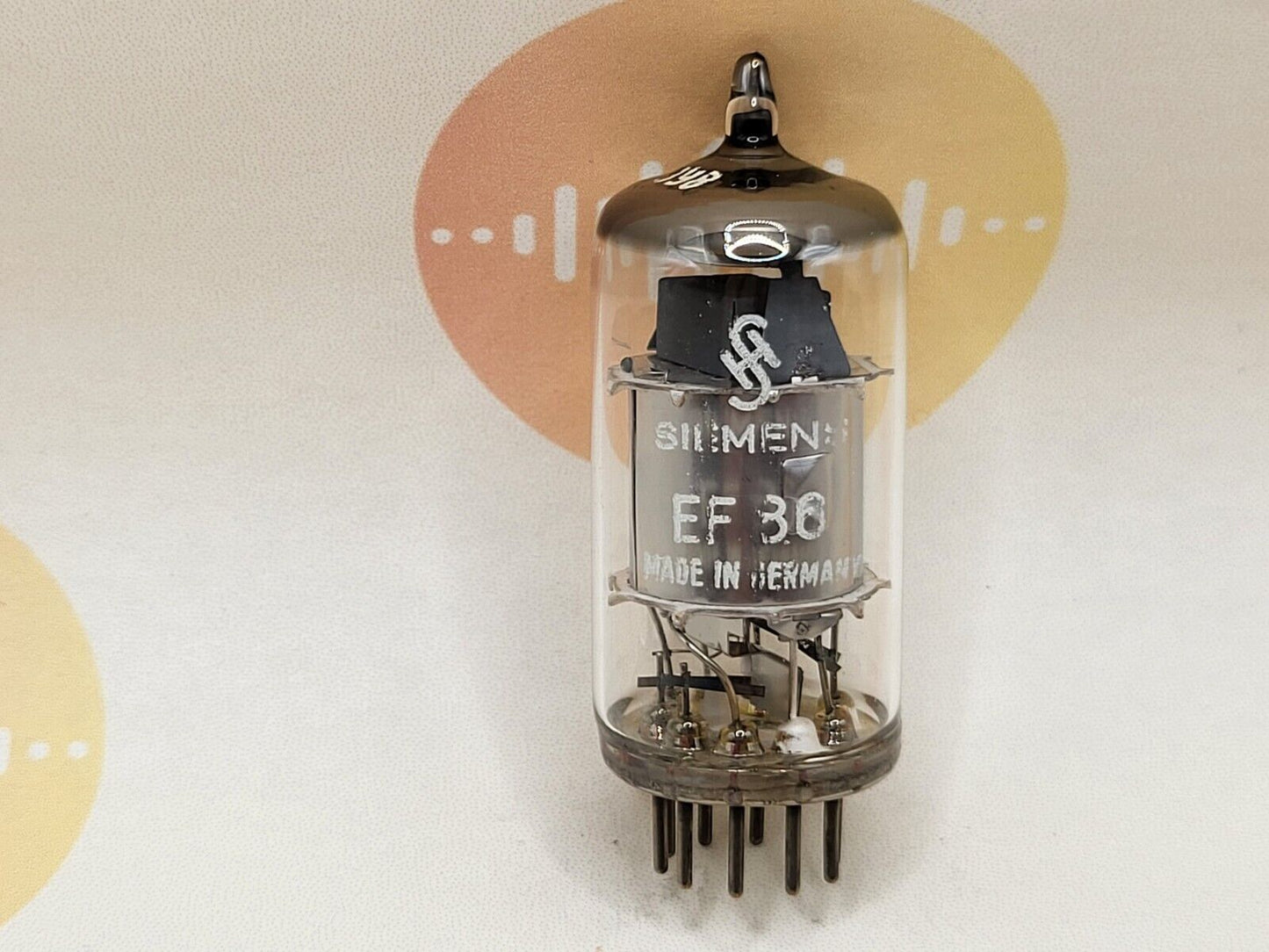1x Telefunken EF86 6267 Silver Shields ◇ Bottom - Siemens Label - 1960s - NOS