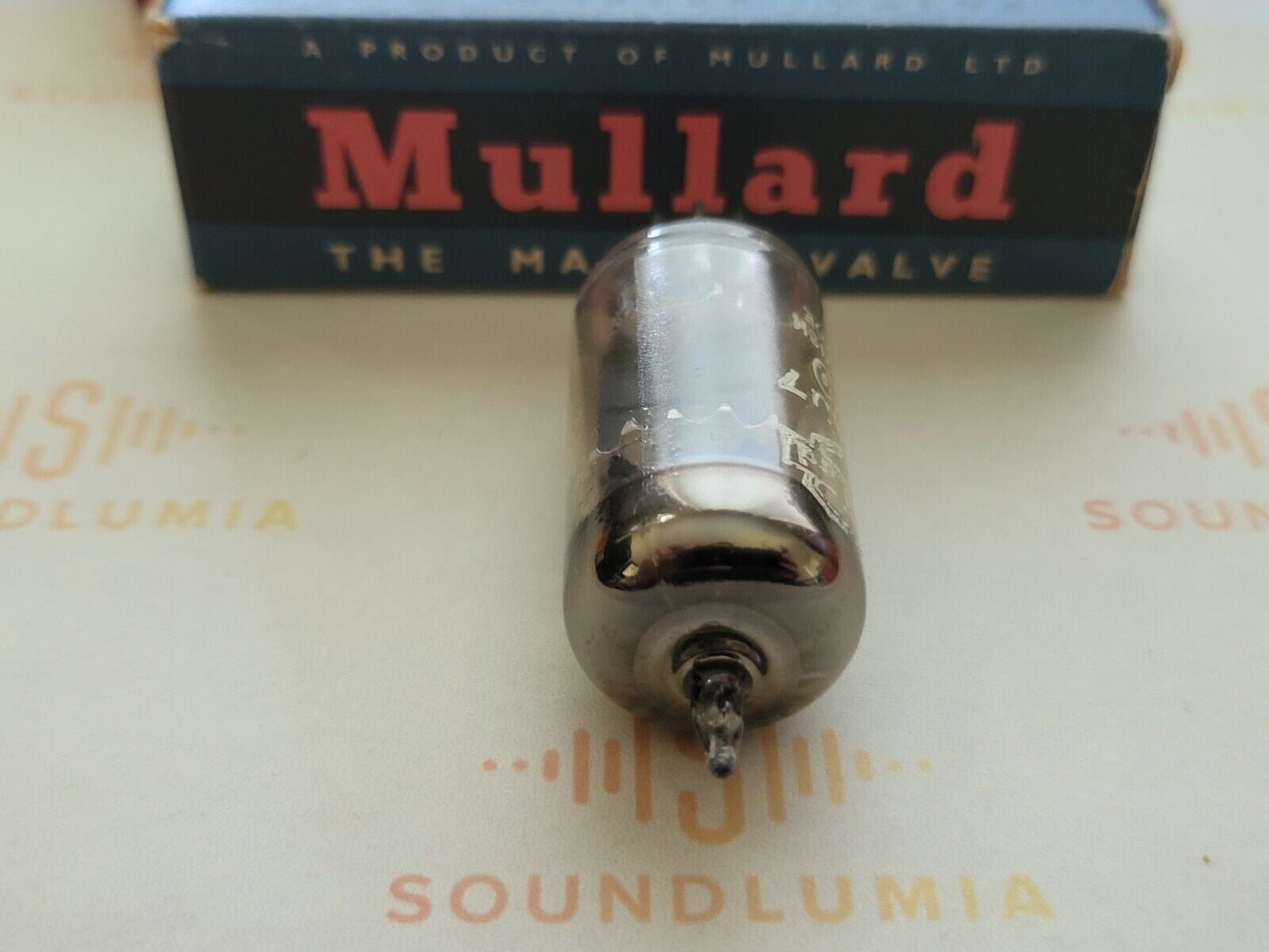 Mullard ECC82 12AU7 Box Plates - Mitcham