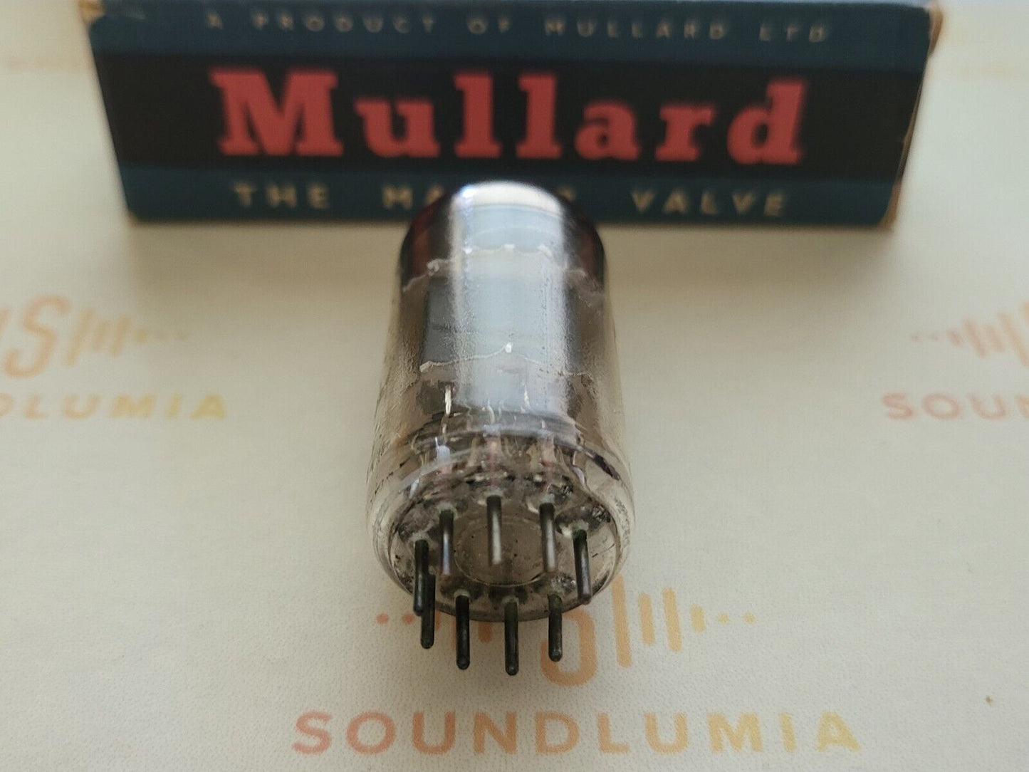 Mullard ECC82 12AU7 Box Plates - Mitcham