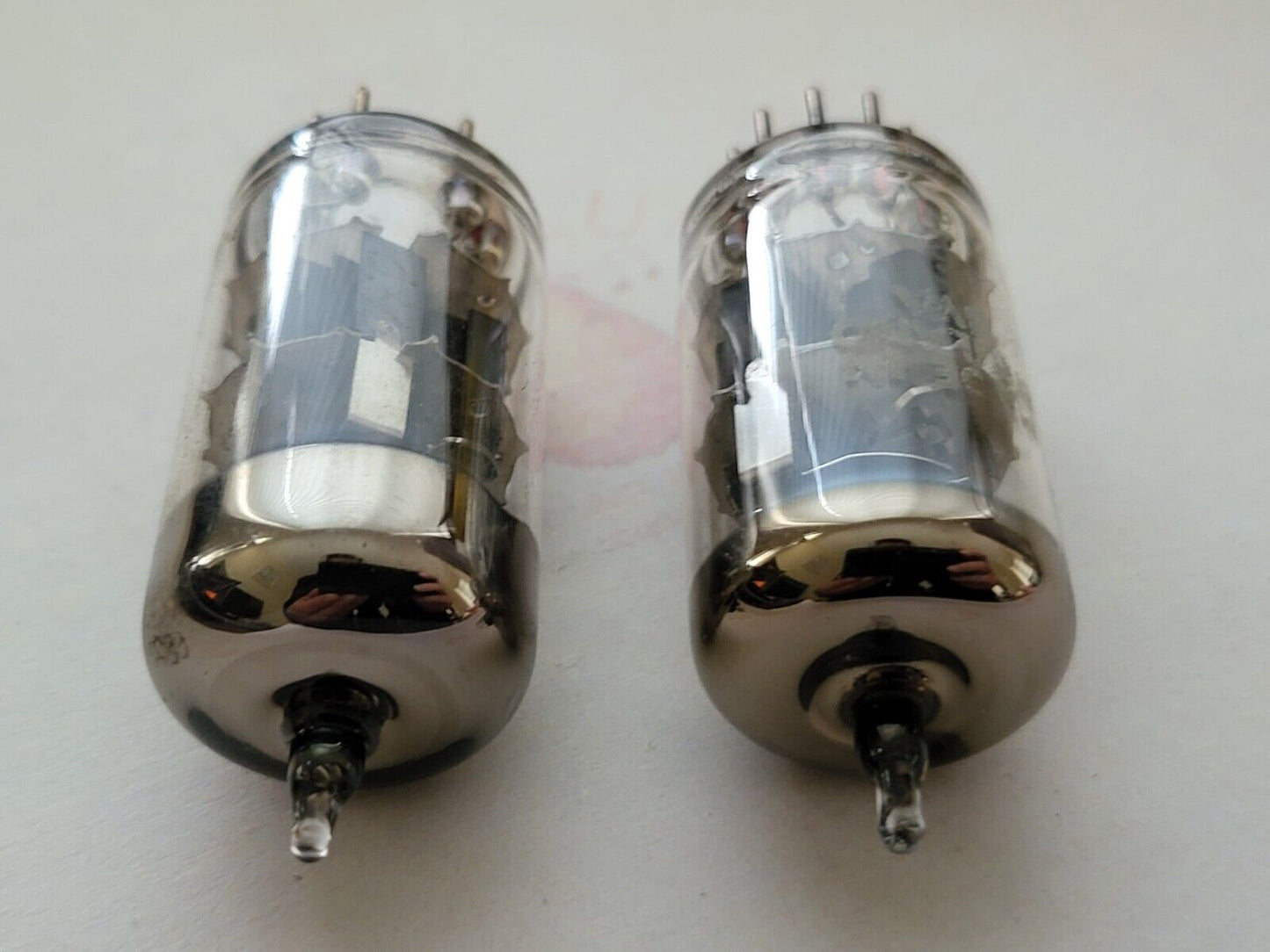 Brimar ECC88 = 6DJ8 Matched Pair - BVA - British Made - Early Production - NOS