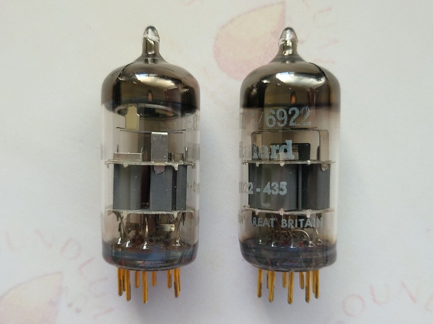 Mullard E88CC 6922 Matched Pair - Blackburn 1964 - Gleicher Code - NOS