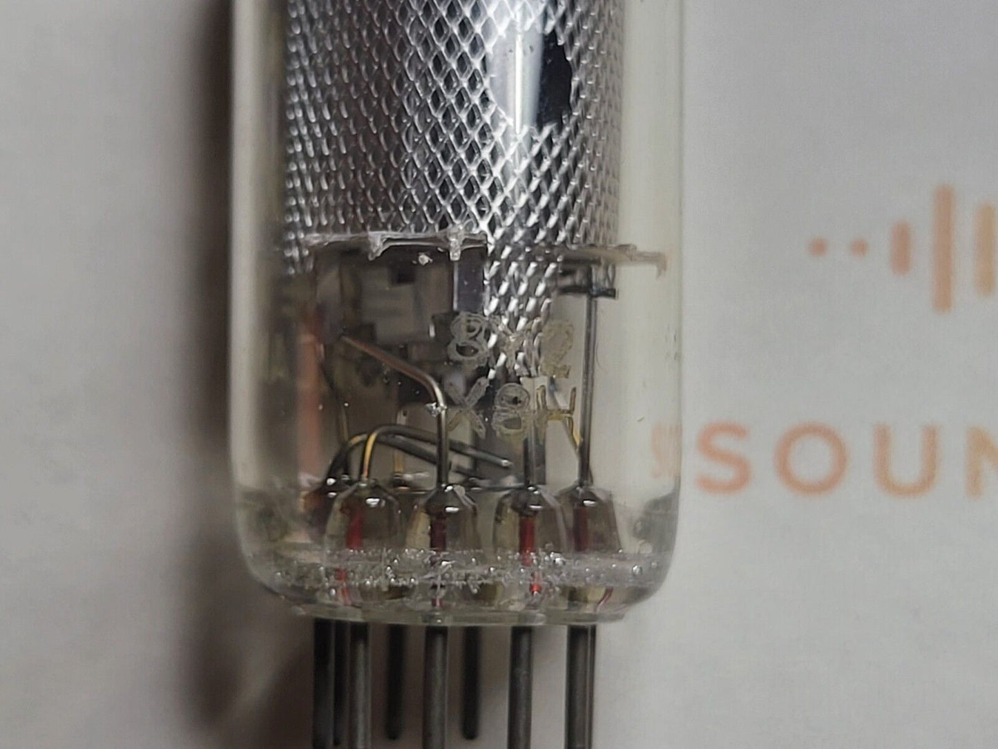 1x Philips EF86 6267 D-Getter Mesh Plates - Sittard, NL 1958 BY2 - Fast NOS